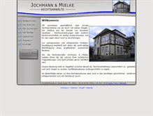 Tablet Screenshot of jochmann-mielke.de